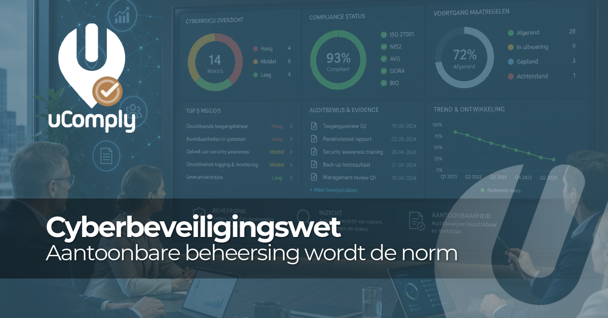 Cyberbeveiligingswet: aantoonbare beheersing wordt de nieuwe norm
